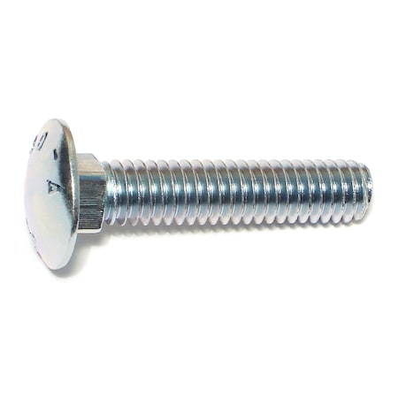 Midwest Fastener 5/16"-18 x 1-1/2" Zinc Plated Grade 2 / A307 Steel Coarse Thread Carriage Bolts 15PK 34884